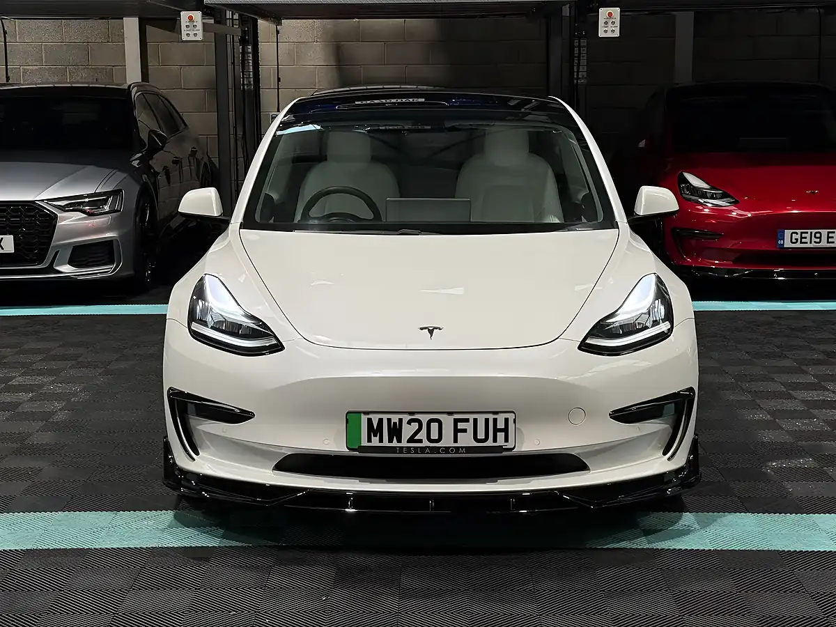 Used 2020 Tesla Model 3 Long Range White - Interior and Exterior details 5