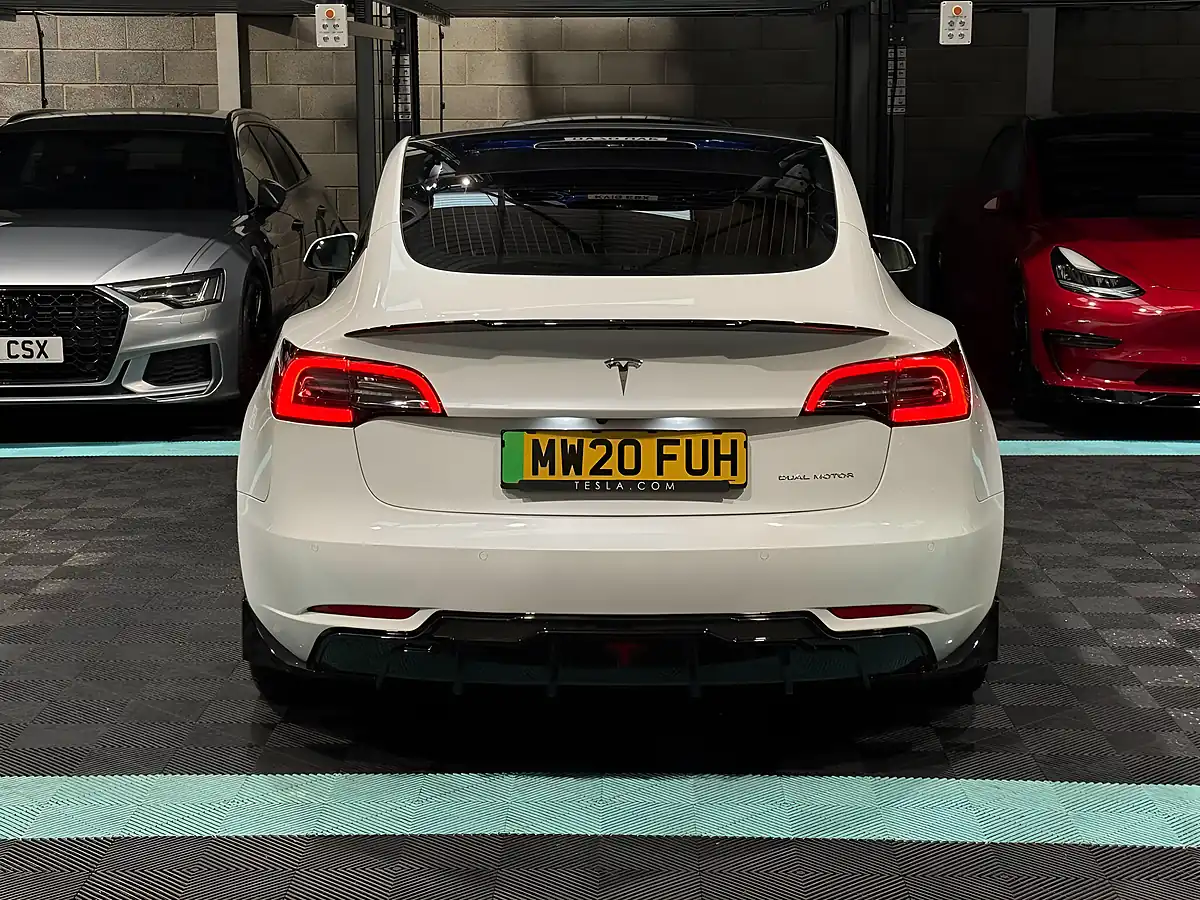 Used 2020 Tesla Model 3 Long Range White - Interior and Exterior details 9