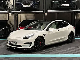 Used 2020 Tesla Model 3 Long Range White - Interior and Exterior details 5
