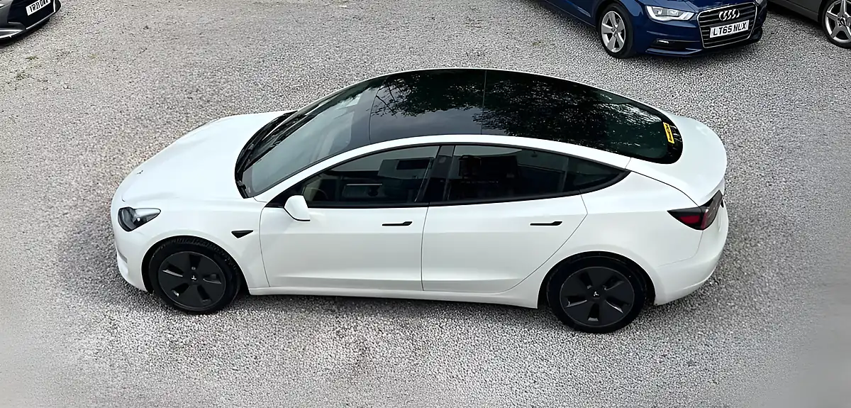 Used 2020 Tesla Model 3 Long Range White - Interior and Exterior details 2