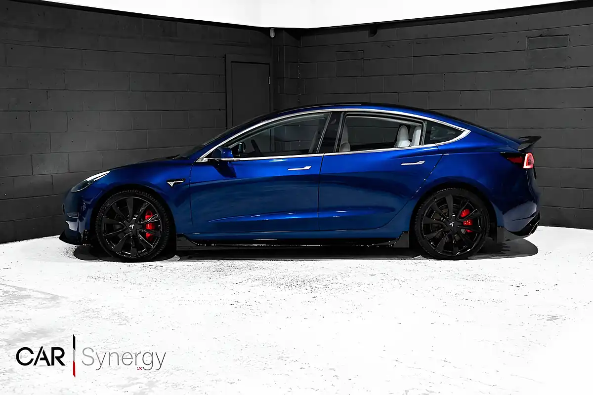 Used 2020 Tesla Model 3 Performance Blue - Interior and Exterior details 4