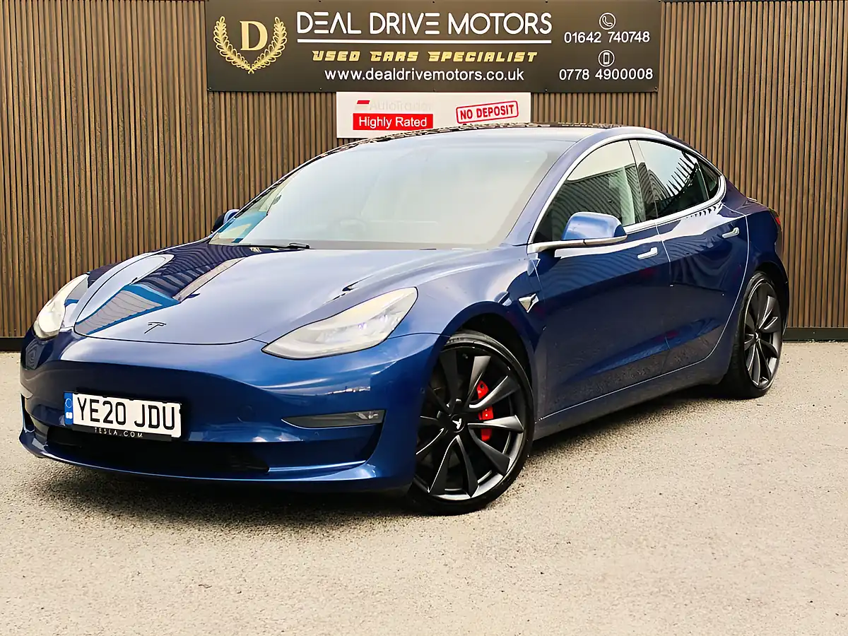Used 2020 Tesla Model 3 Performance Blue - Interior and Exterior details 3