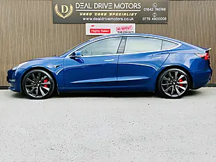 Used 2020 Tesla Model 3 Performance Blue - Interior and Exterior details 4