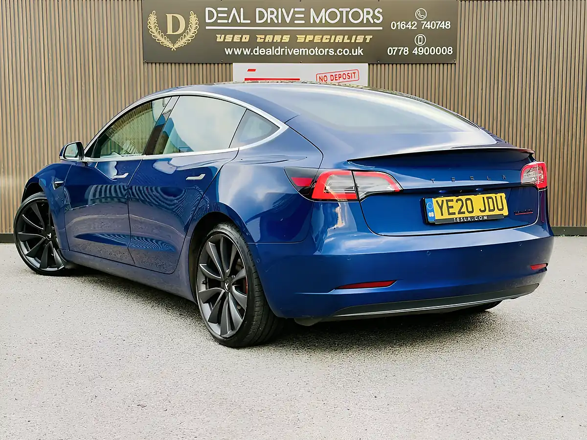 Used 2020 Tesla Model 3 Performance Blue - Interior and Exterior details 5