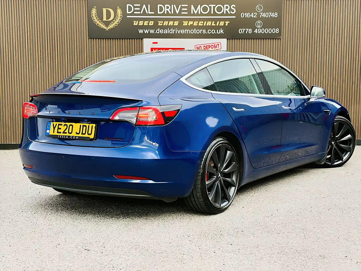 Used 2020 Tesla Model 3 Performance Blue - Interior and Exterior details 7