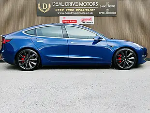Used 2020 Tesla Model 3 Performance Blue - Interior and Exterior details 8