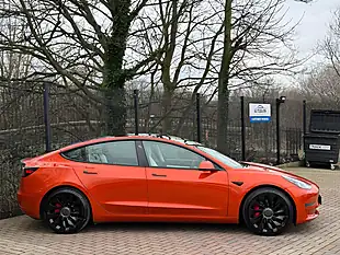 Used 2020 Tesla Model 3 Performance Orange - Interior and Exterior details 10