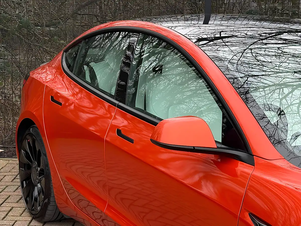 Used 2020 Tesla Model 3 Performance Orange - Interior and Exterior details 11