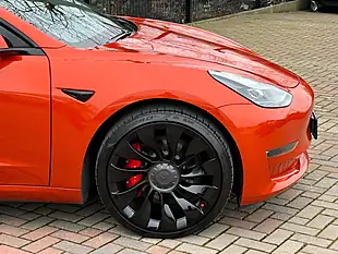 Used 2020 Tesla Model 3 Performance Orange - Interior and Exterior details 13