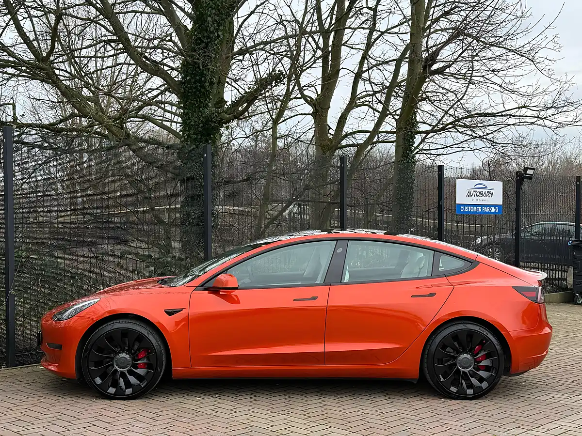 Used 2020 Tesla Model 3 Performance Orange - Interior and Exterior details 6