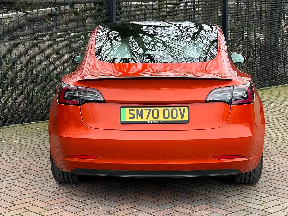 Used 2020 Tesla Model 3 Performance Orange - Interior and Exterior details 8