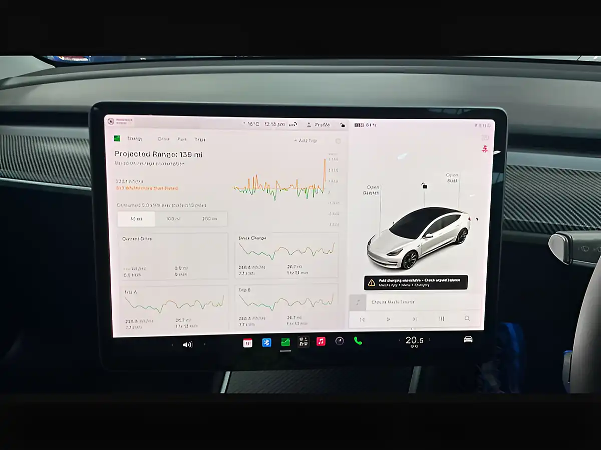 Used 2020 Tesla Model 3 Performance Pearl White - Interior and Exterior details 13