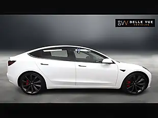 Used 2020 Tesla Model 3 Performance Pearl White - Interior and Exterior details 2