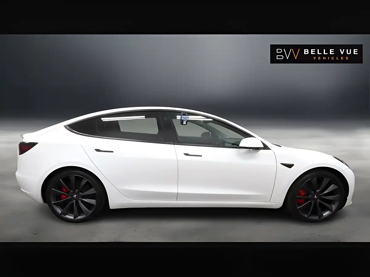 Used 2020 Tesla Model 3 Performance Pearl White - Interior and Exterior details 2