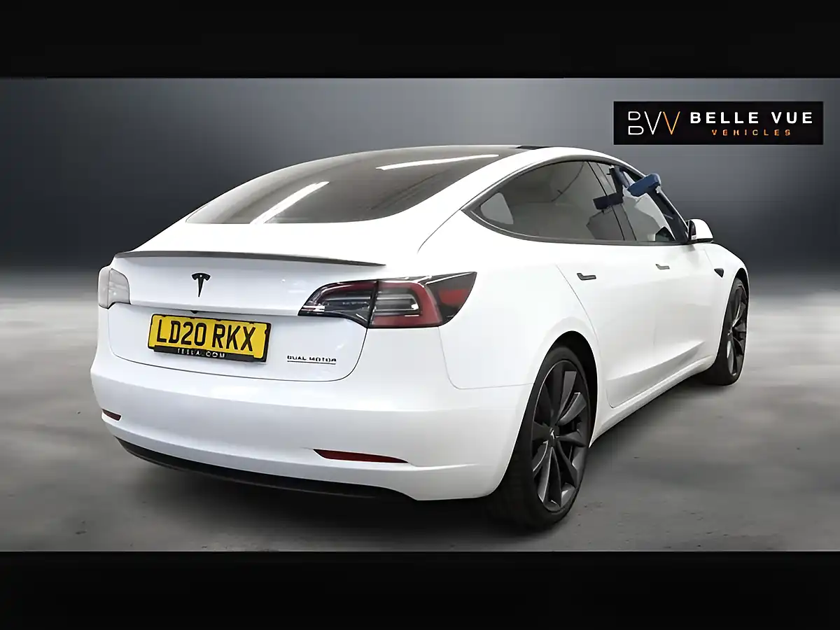 Used 2020 Tesla Model 3 Performance Pearl White - Interior and Exterior details 4