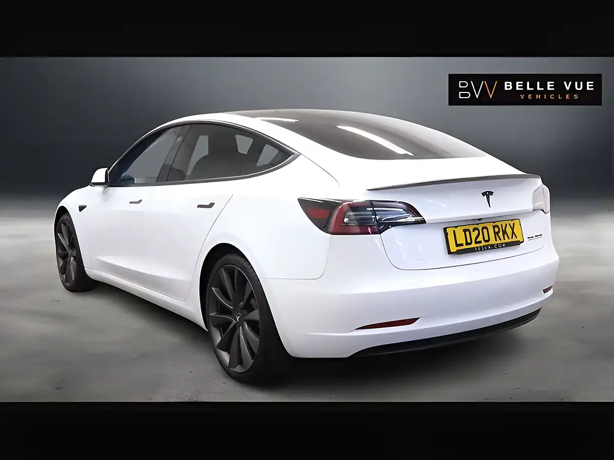 Used 2020 Tesla Model 3 Performance Pearl White - Interior and Exterior details 5