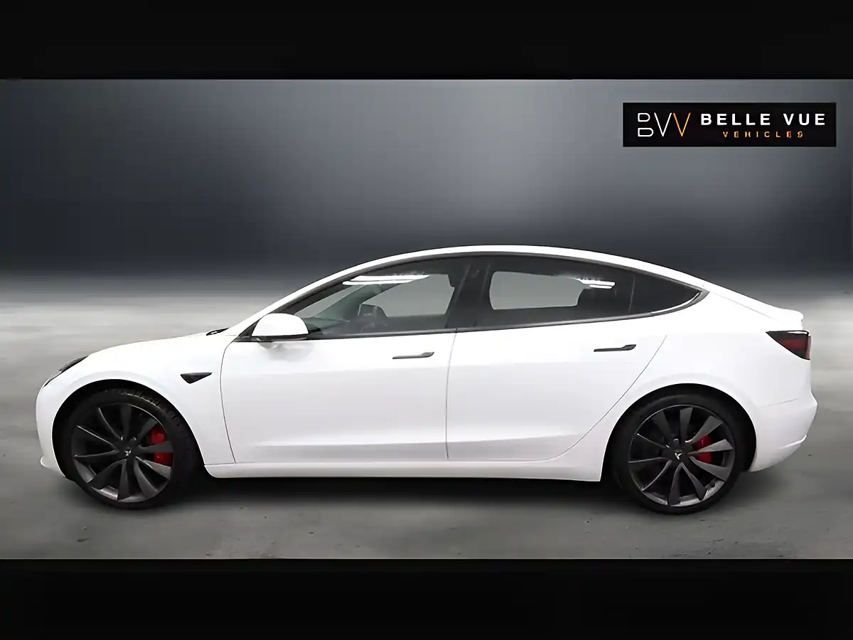 Used 2020 Tesla Model 3 Performance Pearl White - Interior and Exterior details 7