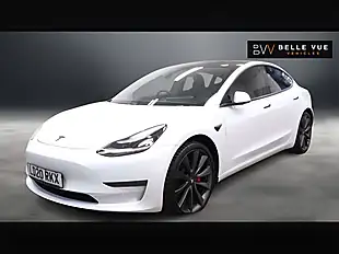 Used 2020 Tesla Model 3 Performance Pearl White - Interior and Exterior details 8