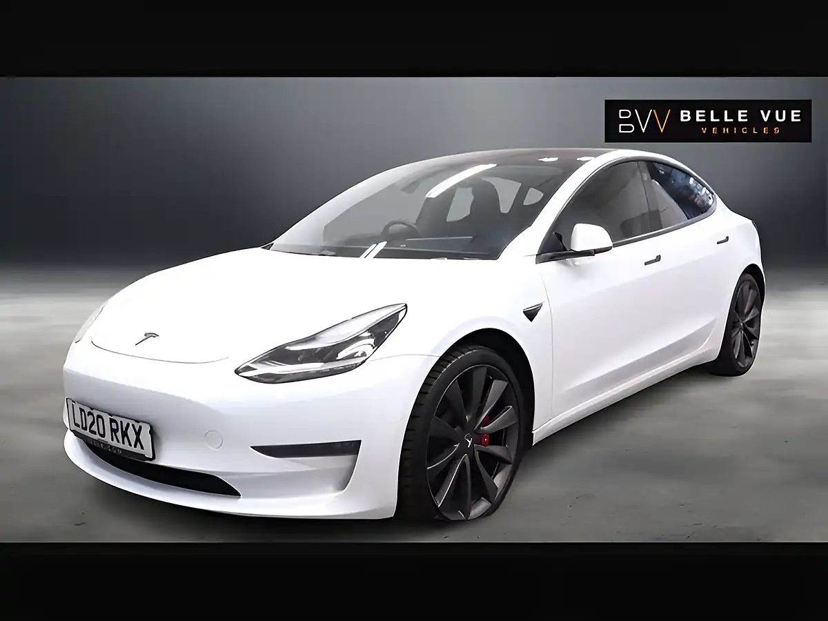 Used 2020 Tesla Model 3 Performance Pearl White - Interior and Exterior details 8