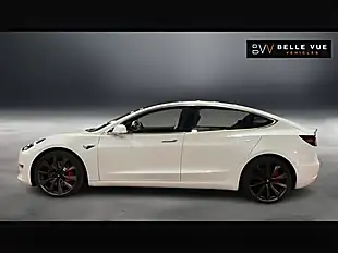 Used 2020 Tesla Model 3 Performance Pearl White - Interior and Exterior details 11