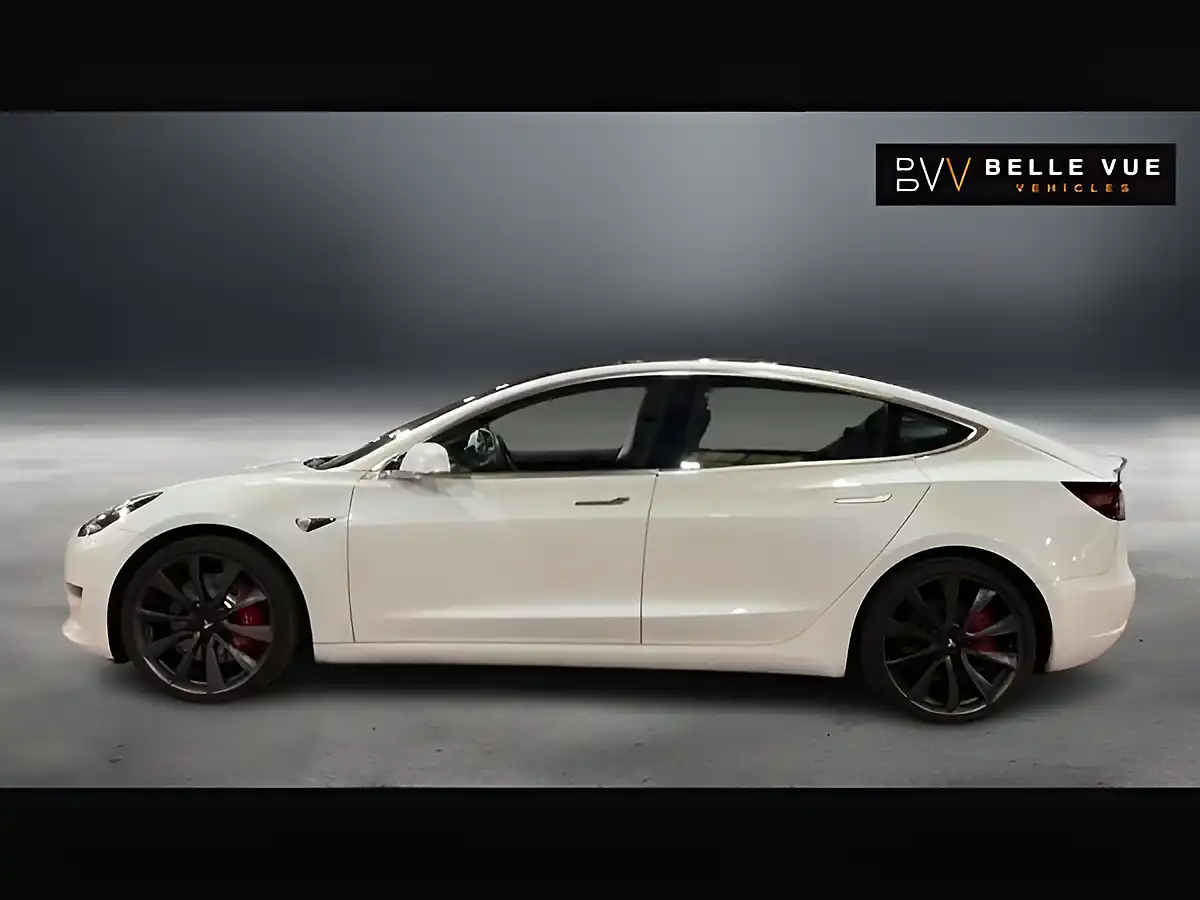 Used 2020 Tesla Model 3 Performance Pearl White - Interior and Exterior details 11
