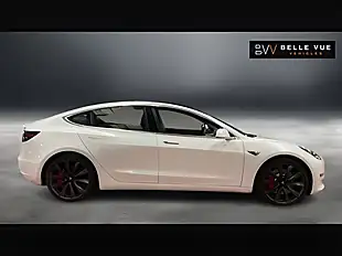 Used 2020 Tesla Model 3 Performance Pearl White - Interior and Exterior details 3