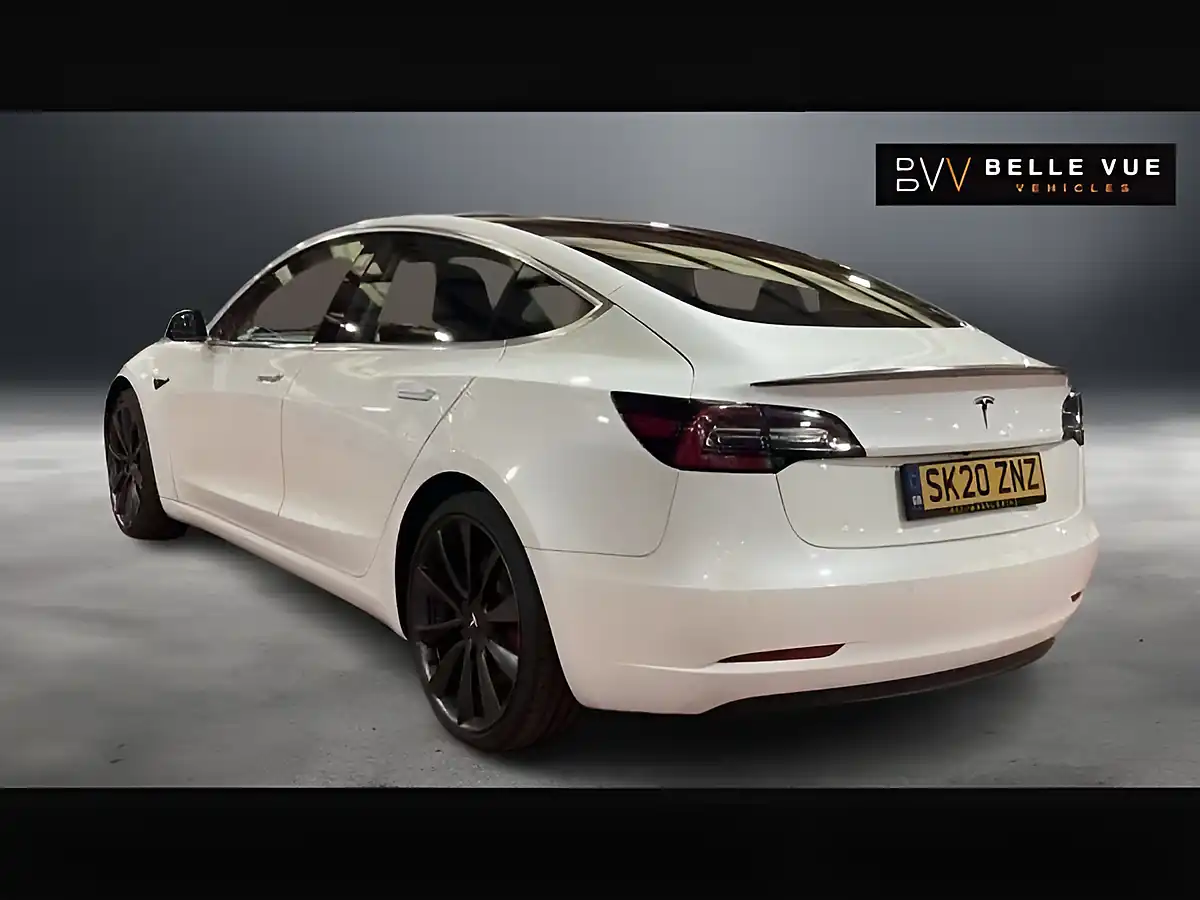 Used 2020 Tesla Model 3 Performance Pearl White - Interior and Exterior details 9