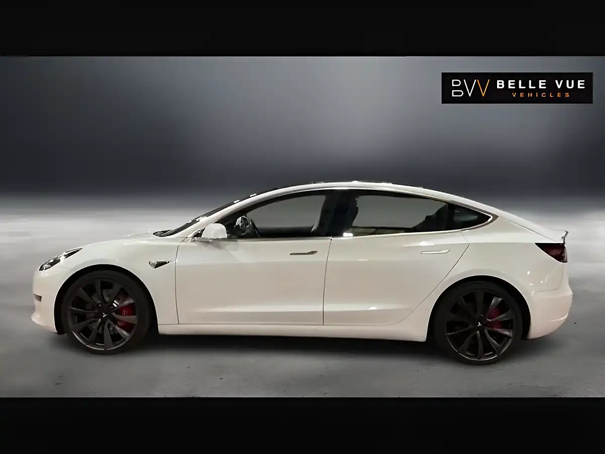 Used 2020 Tesla Model 3 Performance Pearl White - Interior and Exterior details 11