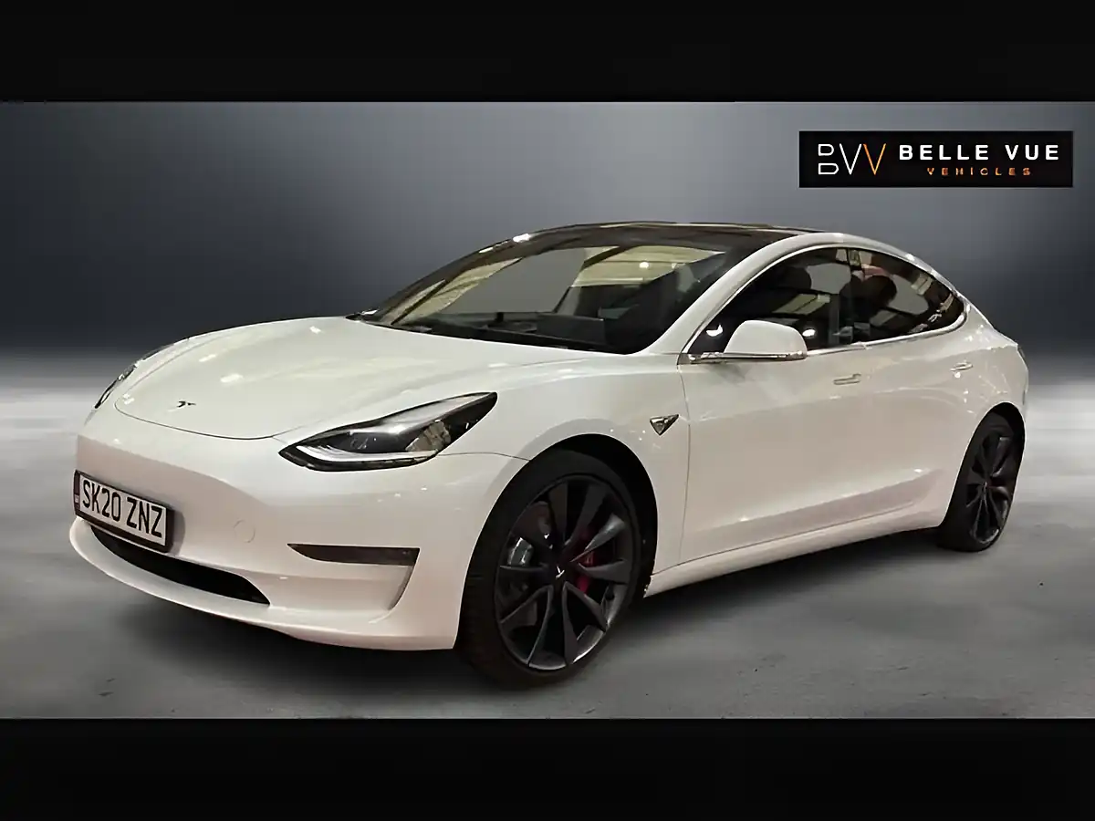 Used 2020 Tesla Model 3 Performance Pearl White - Interior and Exterior details 7