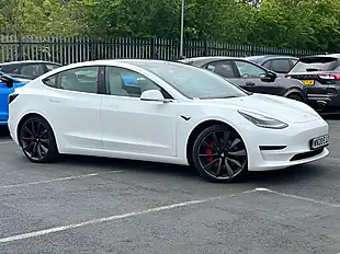 Used 2020 Tesla Model 3 Performance Pearl White - Interior and Exterior details 4