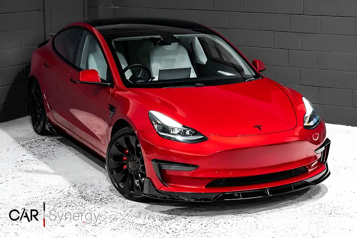 Used 2020 Tesla Model 3 Performance Red - Interior and Exterior details 3