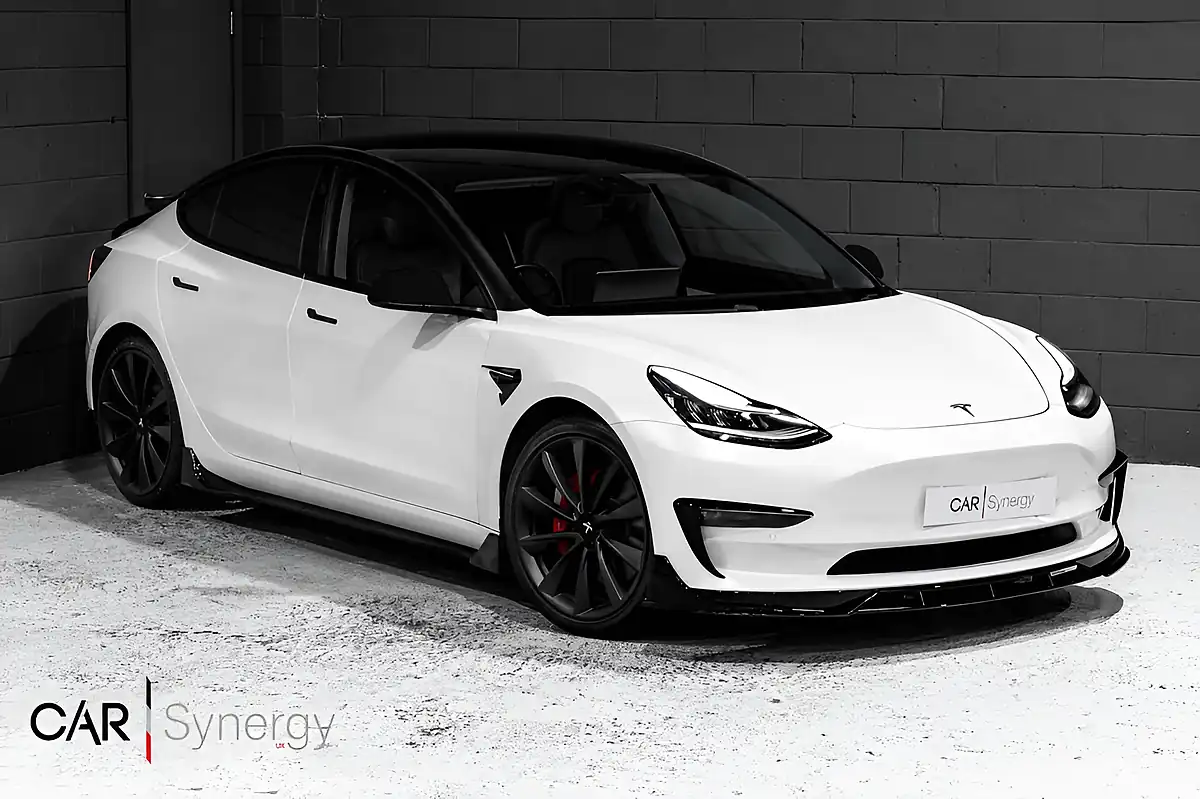Used 2020 Tesla Model 3 Performance White - Front View