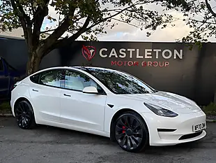 Used 2020 Tesla Model 3 Performance White - Interior and Exterior details 2