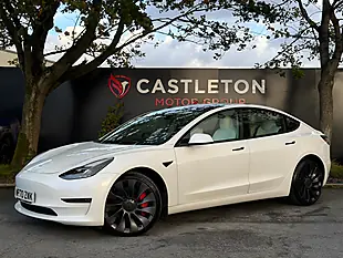 Used 2020 Tesla Model 3 Performance White - Interior and Exterior details 4