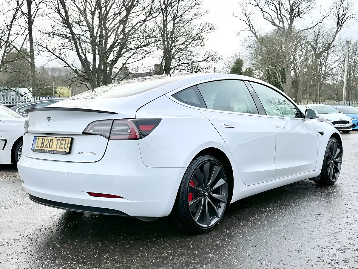 Used 2020 Tesla Model 3 Performance White Pearl - Interior and Exterior details 5
