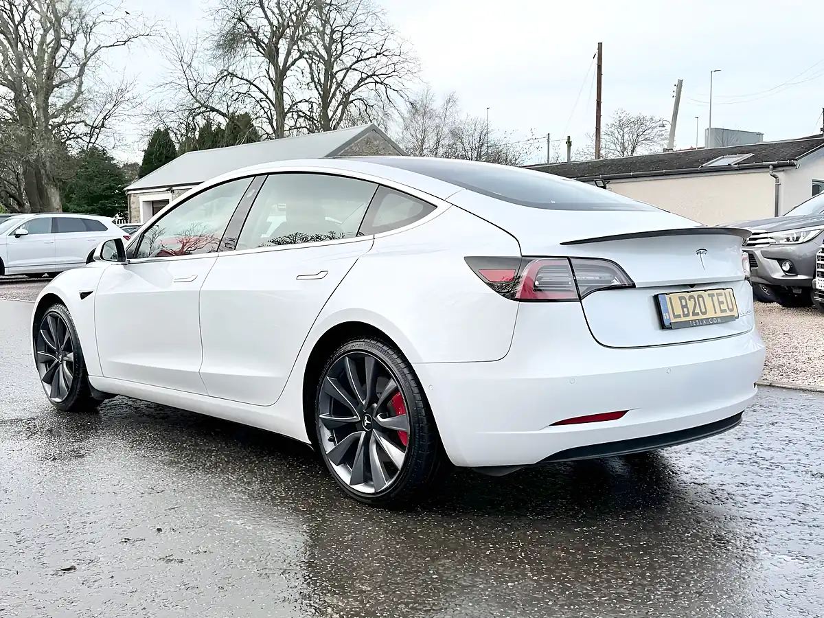 Used 2020 Tesla Model 3 Performance White Pearl - Interior and Exterior details 6