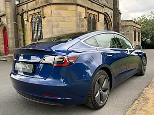 Used 2020 Tesla Model 3 Standard Range Plus Blue - Interior and Exterior details 4