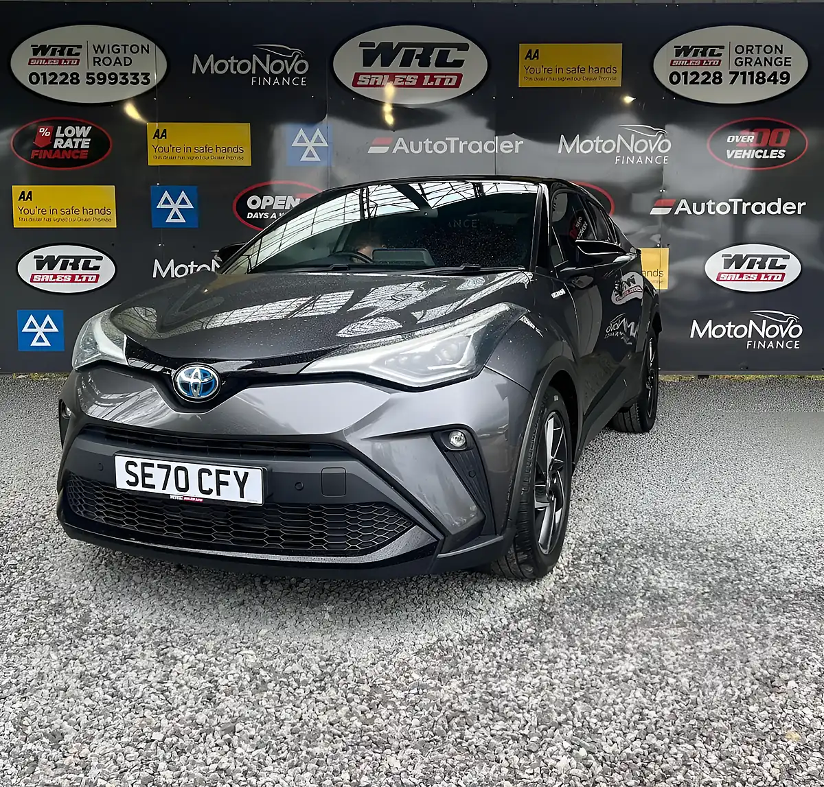 Used 2020 Toyota C-Hr Dynamic Grey - Front View