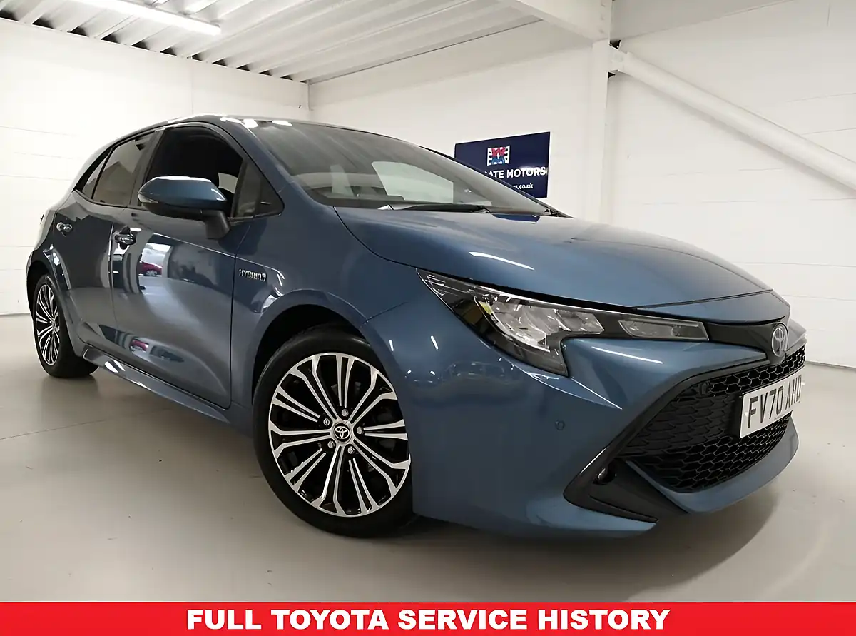 Used 2020 Toyota Corolla Design Denim Blue - Front View
