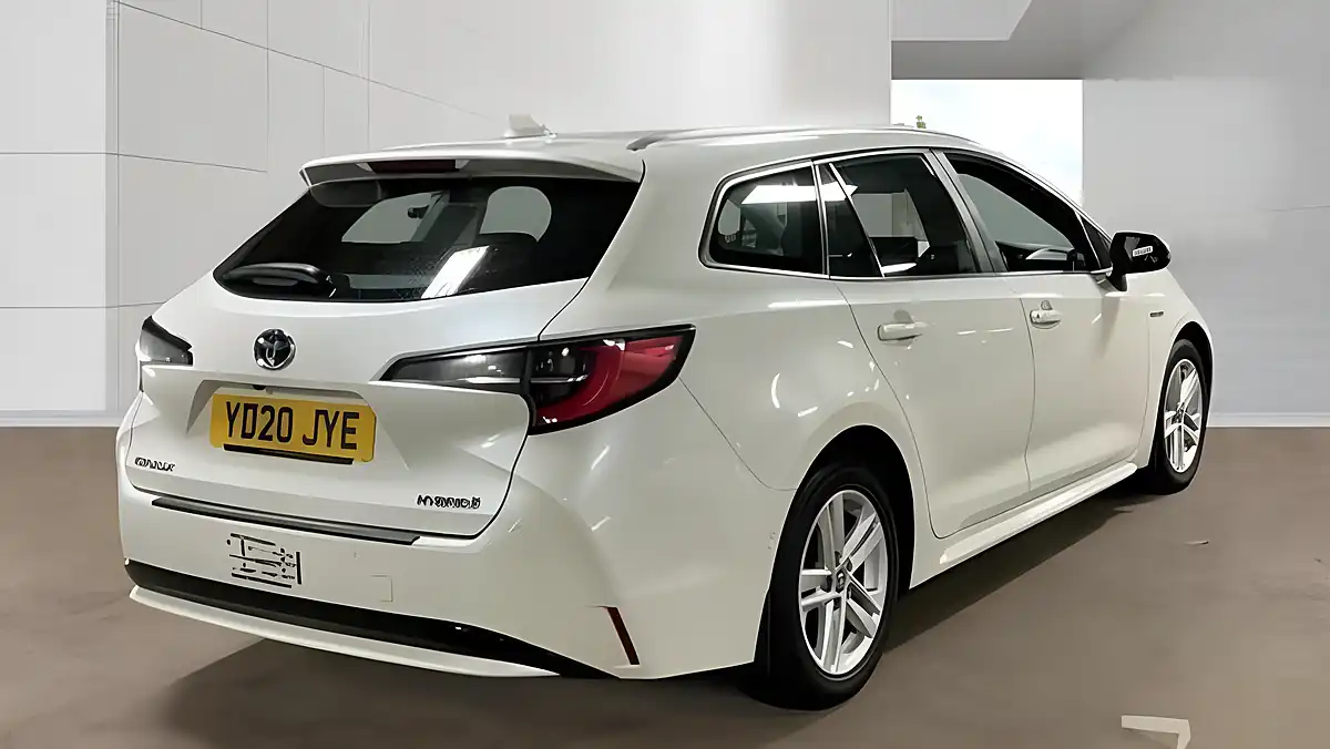 Used 2020 Toyota Corolla Icon Tech Touring Sports White - Interior and Exterior details 4