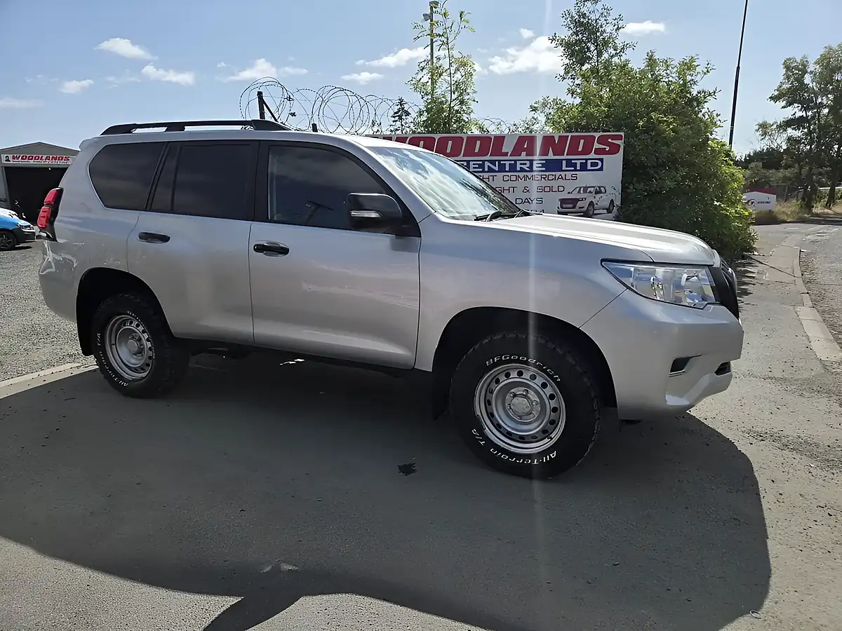 Used 2020 Toyota Land Cruiser Utility Silver - Front View