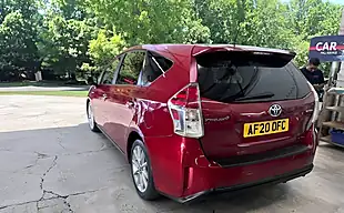 Used 2020 Toyota Prius Alpha Plus Excel Red - Interior and Exterior details 4