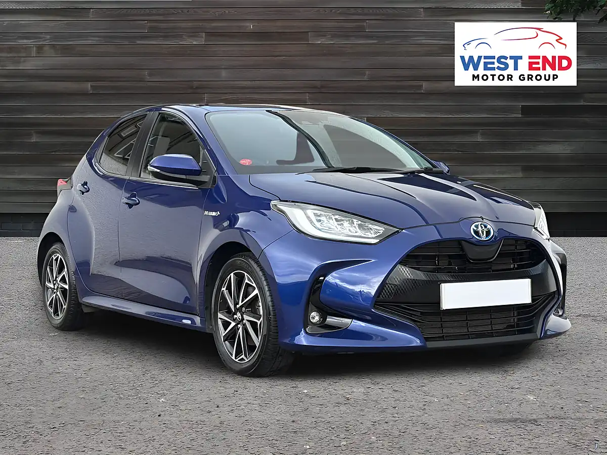 Used 2020 Toyota Yaris Design Blue - Front View