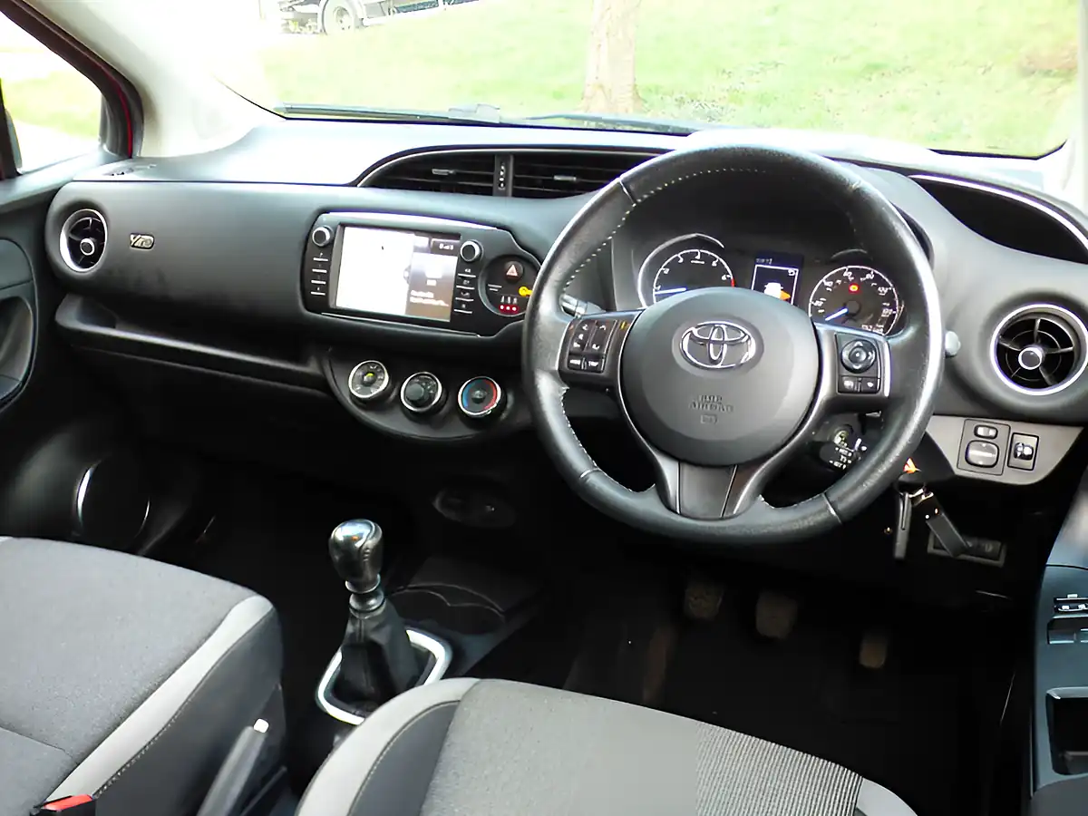 Used 2020 Toyota Yaris Y20 Bi-Tone Red - Interior and Exterior details 4