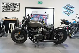 Used 2020 Triumph Bonneville Bobber Black Gold Metallic - Interior and Exterior details 2