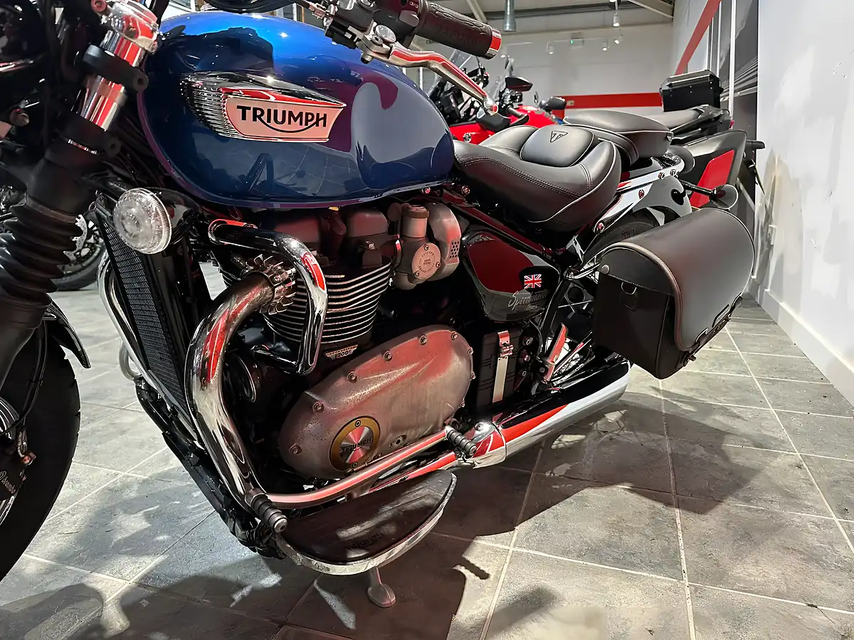 Used 2020 Triumph Bonneville Speedmaster Blue - Interior and Exterior details 5