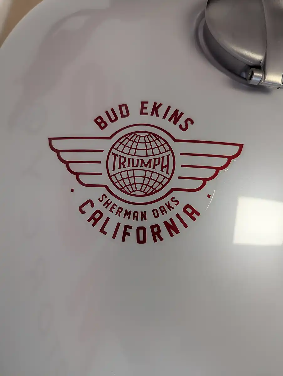 Used 2020 Triumph Bonneville T100 Bud Ekins Special Edition Red - Interior and Exterior details 14