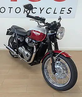 Used 2020 Triumph Bonneville T100 Bud Ekins Special Edition Red - Interior and Exterior details 2