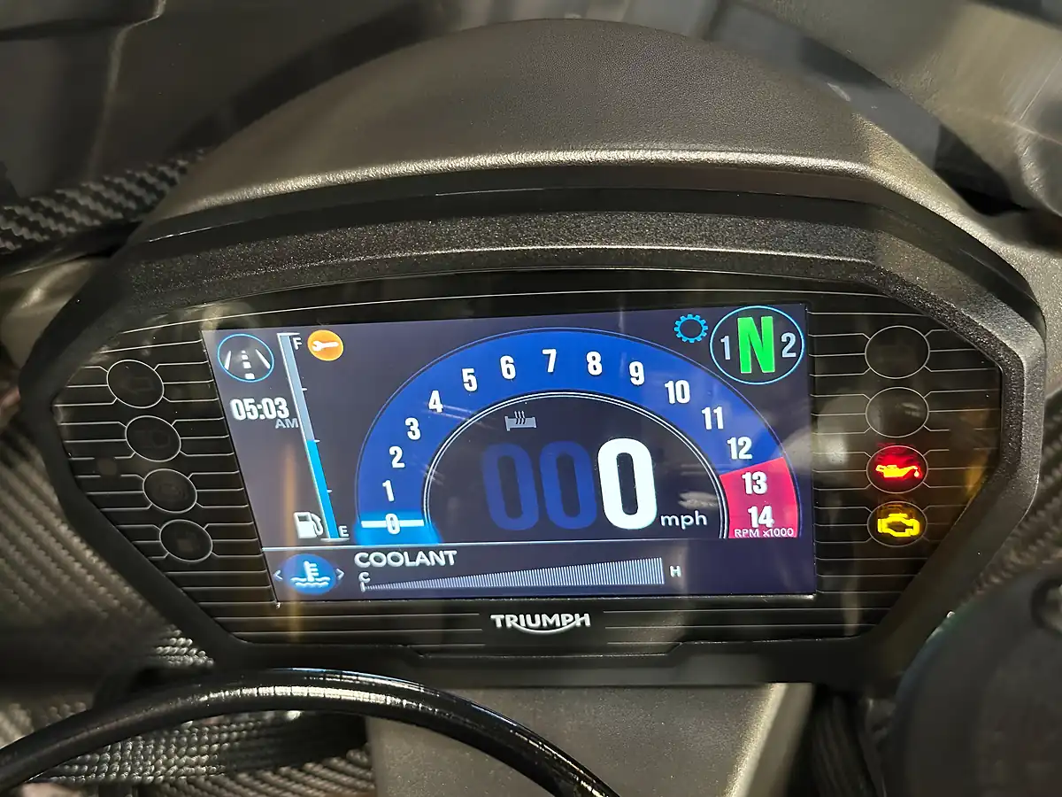 Used 2020 Triumph Daytona MOTO2 Black - Interior and Exterior details 16