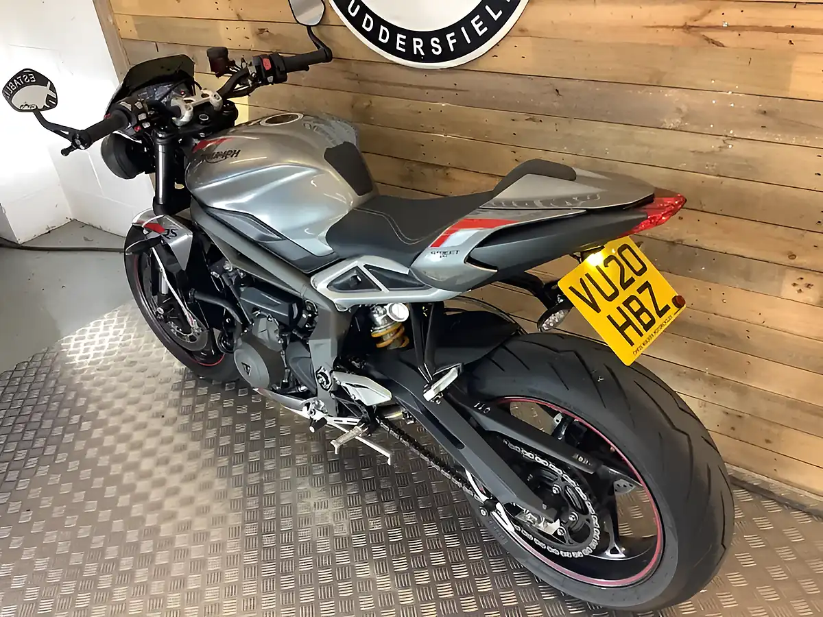 Used 2020 Triumph Street Triple RS X-Ring Silver - Interior and Exterior details 6